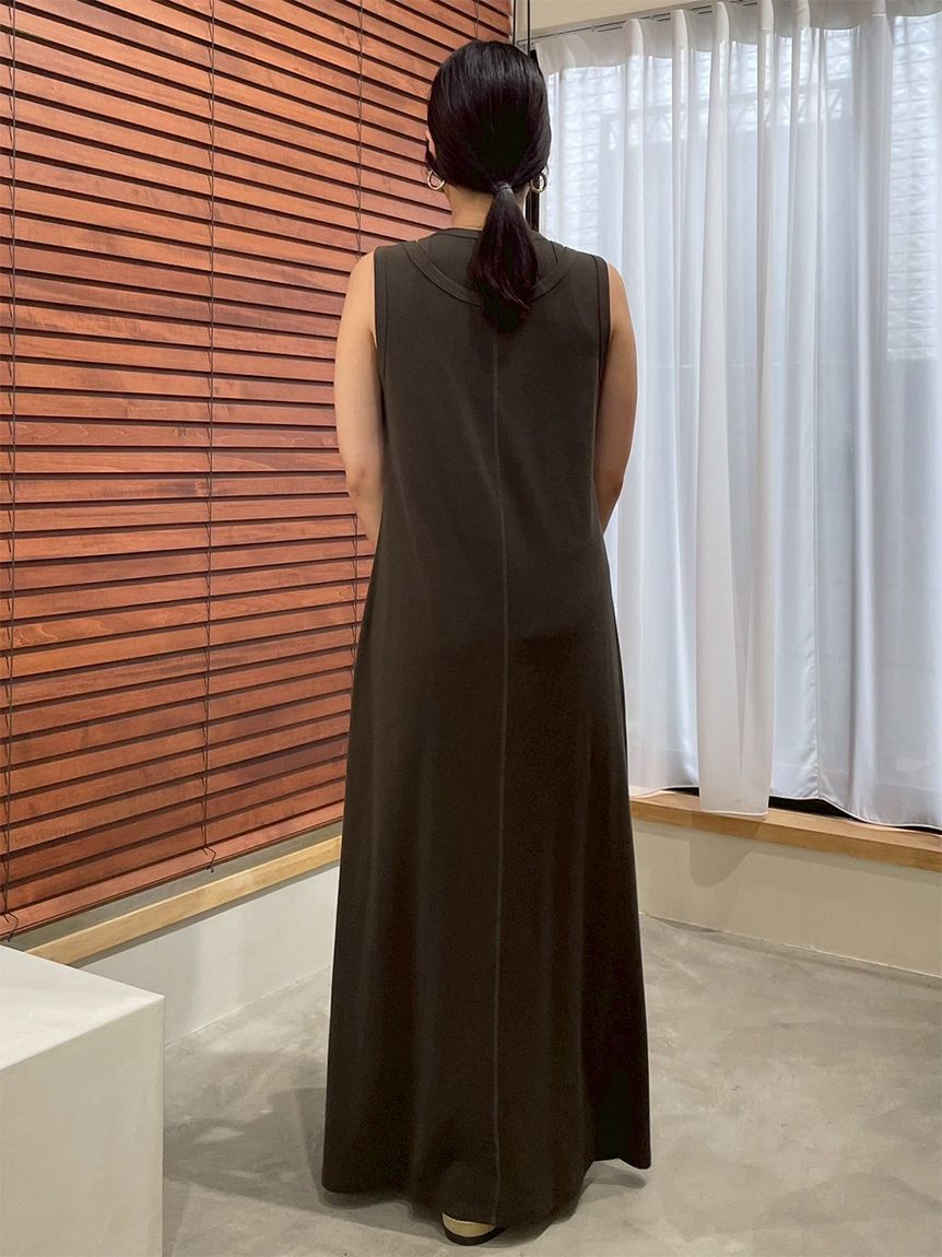 Mila Owen「【セットアイテム】タンクレイヤードマキシカットソーワンピース」|ワンピース|