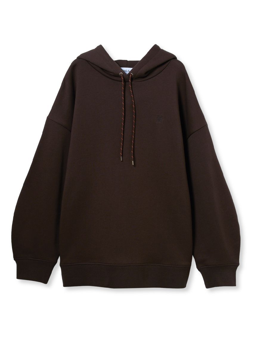 Mila Owen「フォルムスリーブ裏起毛フーディー」|パーカー|