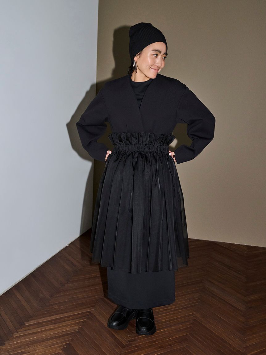 emmi atelier「【限定カラーあり】【金子綾 for emmi】ハイネックワンピースセット」|ワンピース|