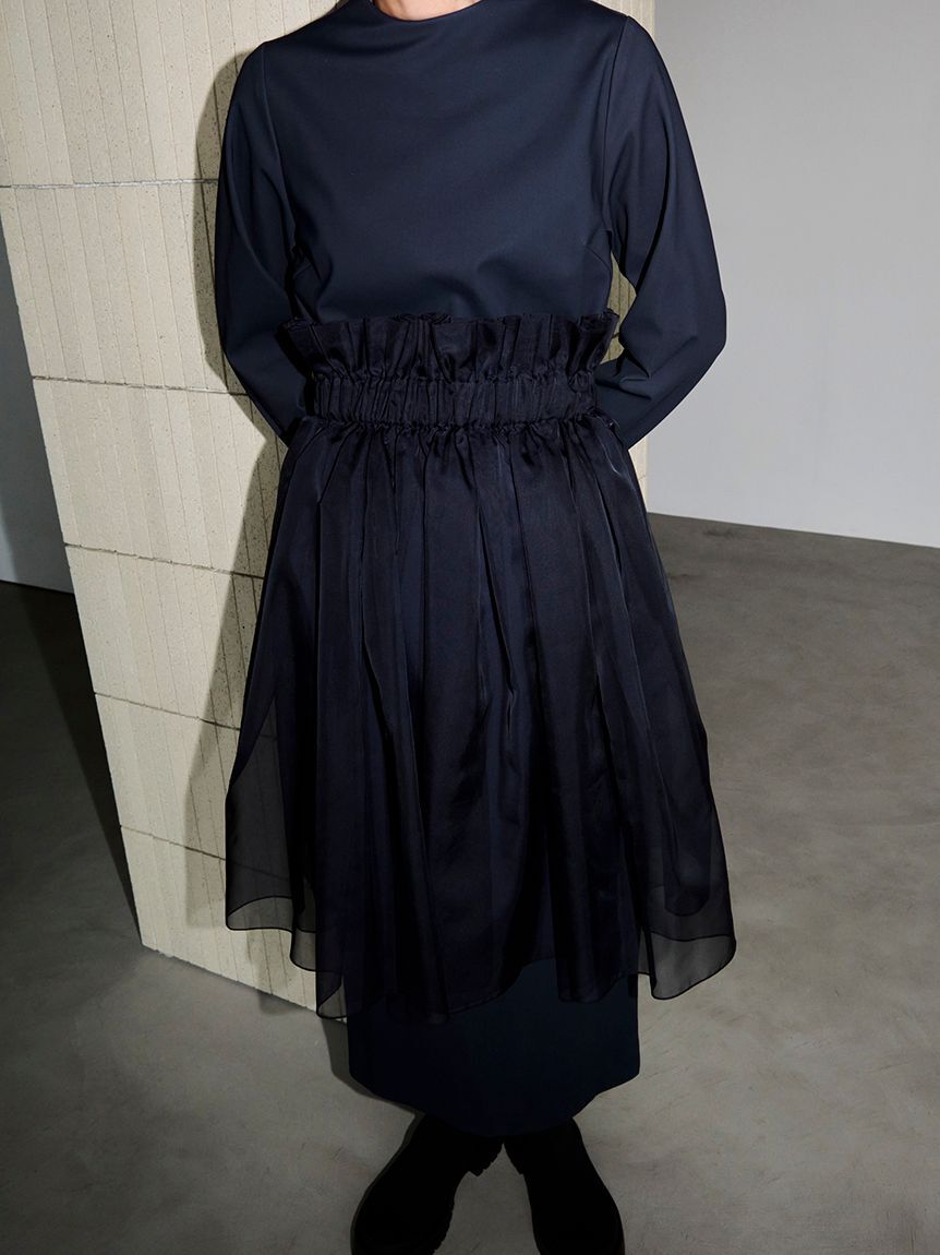 emmi atelier「【限定カラーあり】【金子綾 for emmi】ハイネックワンピースセット」|ワンピース|