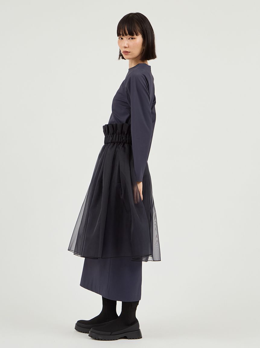 emmi atelier「【限定カラーあり】【金子綾 for emmi】ハイネックワンピースセット」|ワンピース|