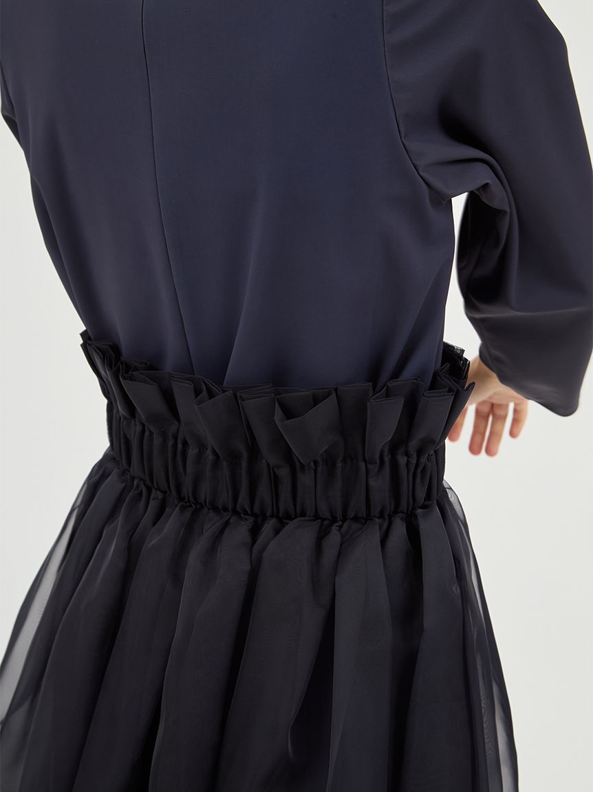 emmi atelier「【限定カラーあり】【金子綾 for emmi】ハイネックワンピースセット」|ワンピース|