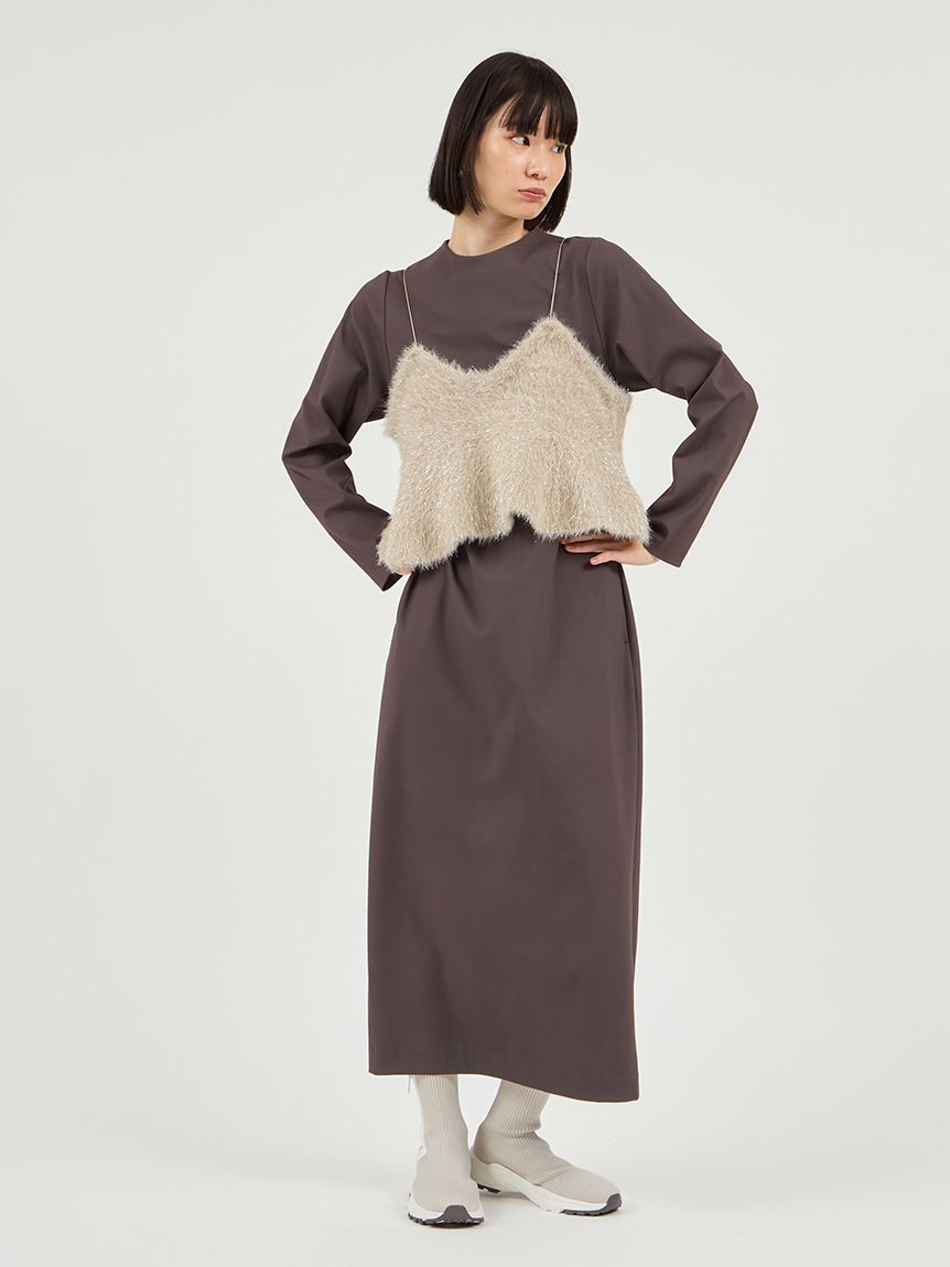 emmi atelier「【限定カラーあり】【金子綾 for emmi】ハイネックワンピースセット」|ワンピース|