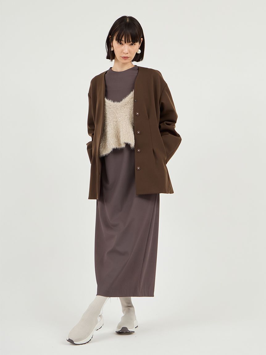 emmi atelier「【限定カラーあり】【金子綾 for emmi】ハイネックワンピースセット」|ワンピース|