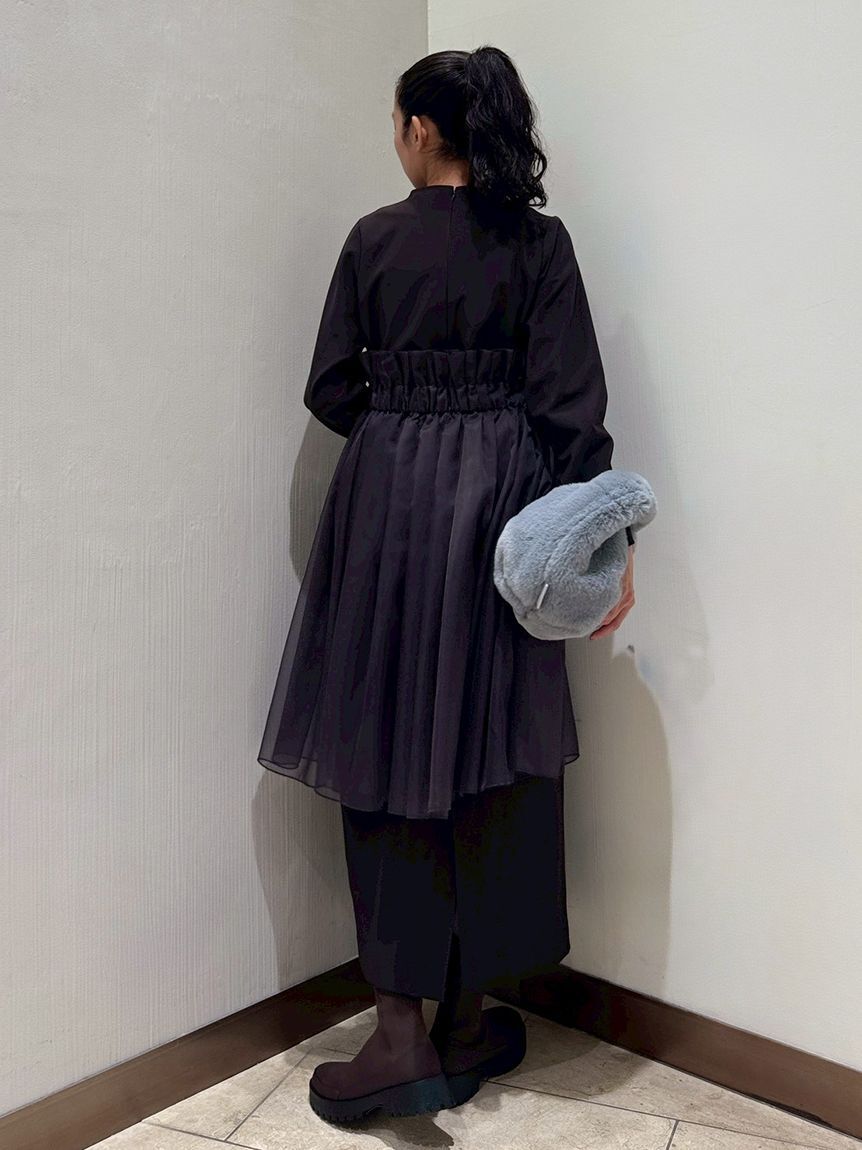 emmi atelier「【限定カラーあり】【金子綾 for emmi】ハイネックワンピースセット」|ワンピース|