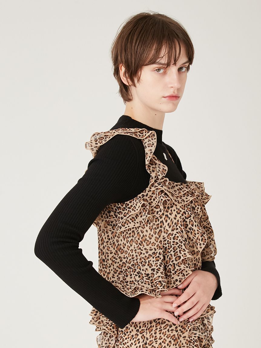 FURFUR「フリルキャミソールワンピース」|ワンピース|