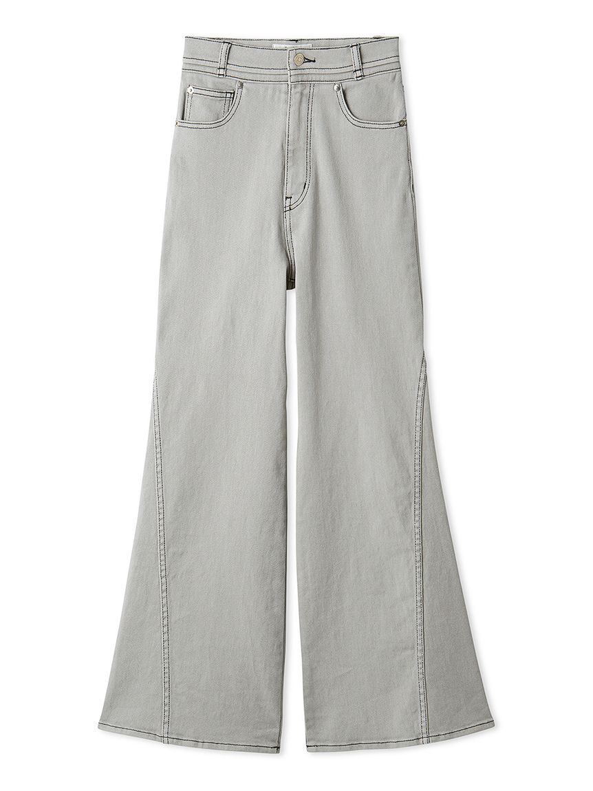 SNIDEL「【00サイズあり】Sustainableストレッチフレアデニムパンツ」|デニム|