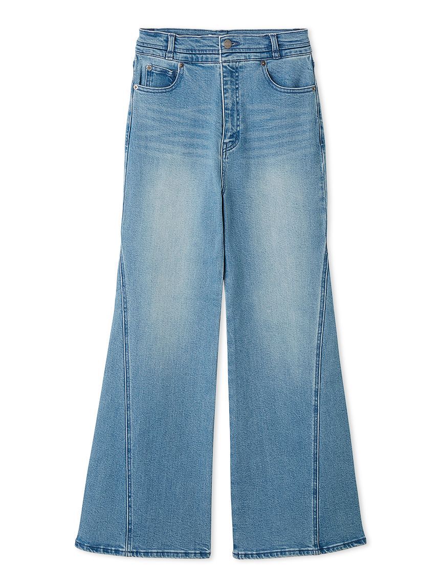 SNIDEL「【00サイズあり】Sustainableストレッチフレアデニムパンツ」|デニム|