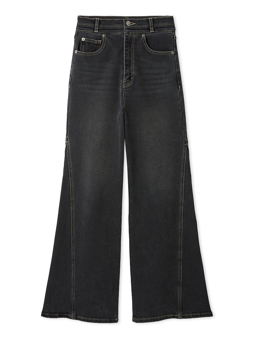 SNIDEL「【00サイズあり】Sustainableストレッチフレアデニムパンツ」|デニム|