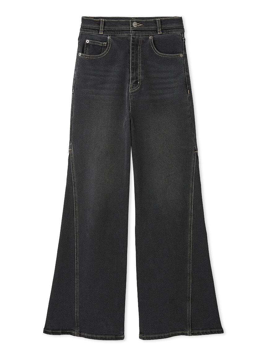 SNIDEL「【00サイズあり】Sustainableストレッチフレアデニムパンツ」|デニム|