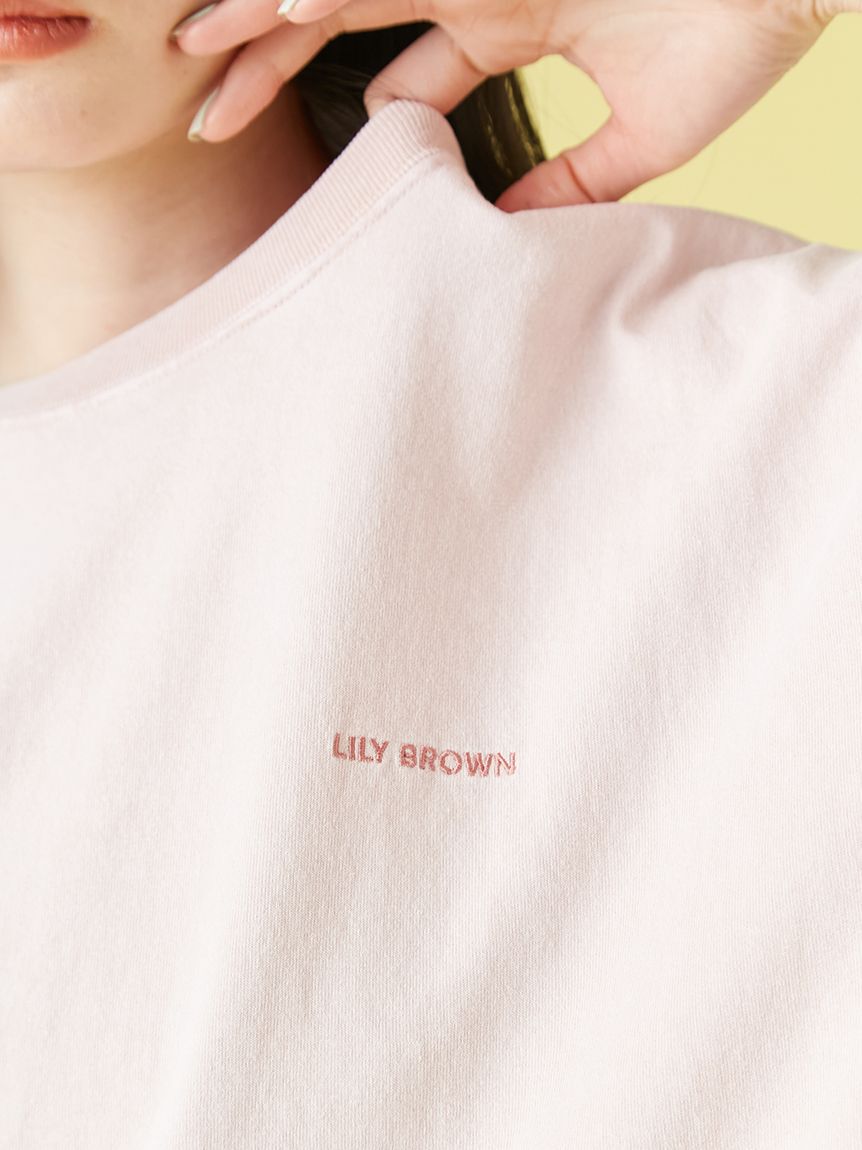 LILY BROWN「【限定カラー】バックプリントオーバーTシャツ」|Tシャツ・カットソー|