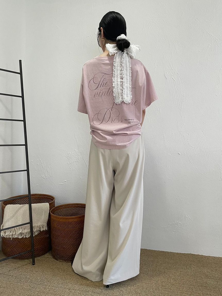 LILY BROWN「【限定カラー】バックプリントオーバーTシャツ」|Tシャツ・カットソー|