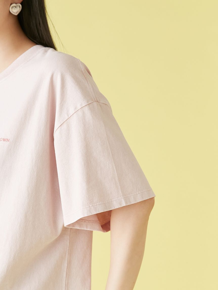 LILY BROWN「【限定カラー】バックプリントオーバーTシャツ」|Tシャツ・カットソー|