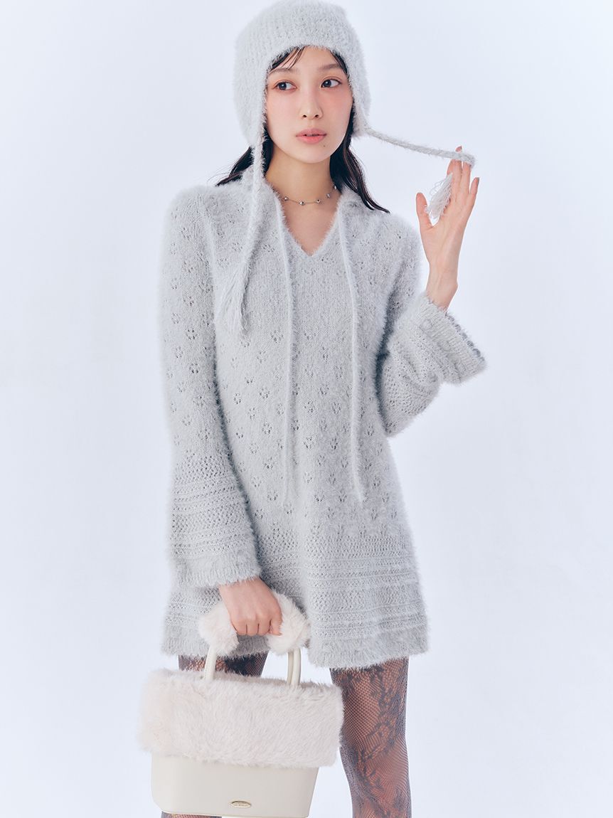 LILY BROWN「エコファーコンビマルチウェイトート」|トートバッグ|