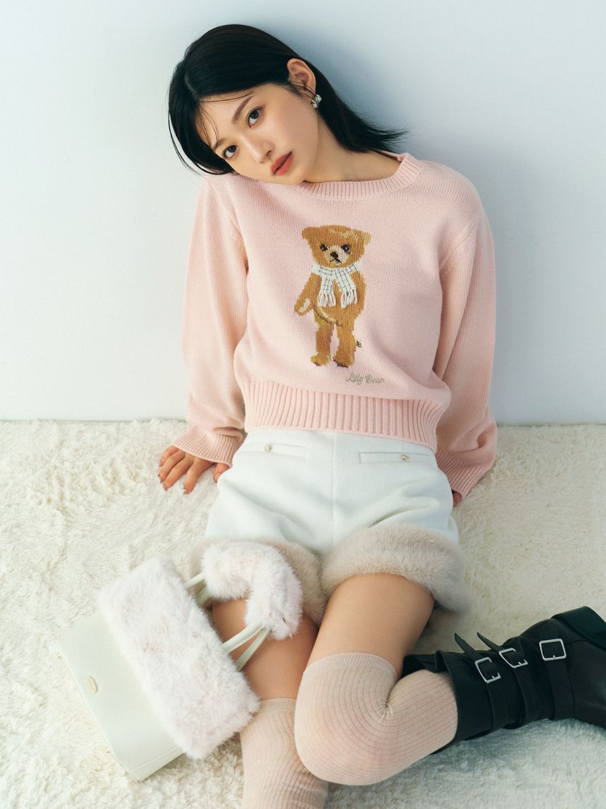 LILY BROWN「エコファーコンビマルチウェイトート」|トートバッグ|