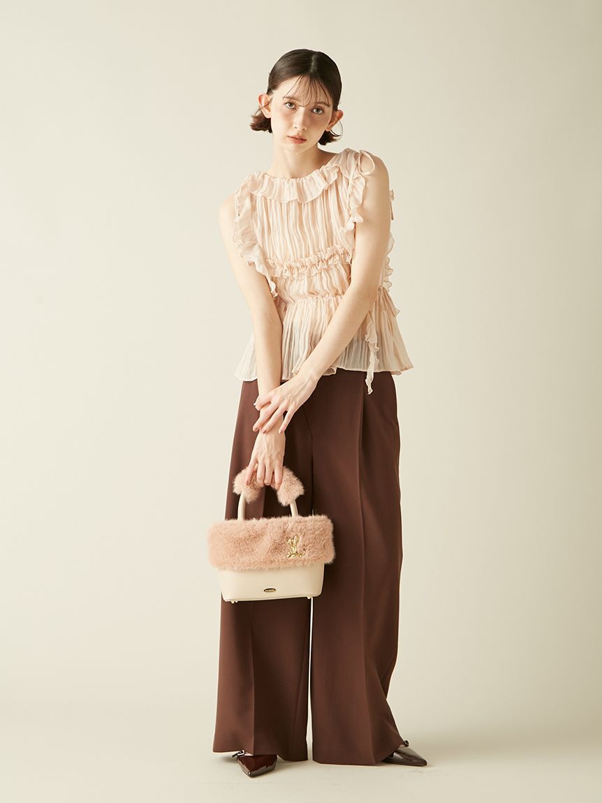 LILY BROWN「エコファーコンビマルチウェイトート」|トートバッグ|