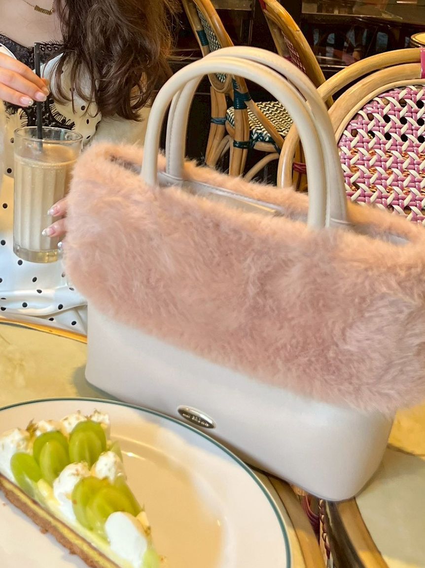 LILY BROWN「エコファーコンビマルチウェイトート」|トートバッグ|