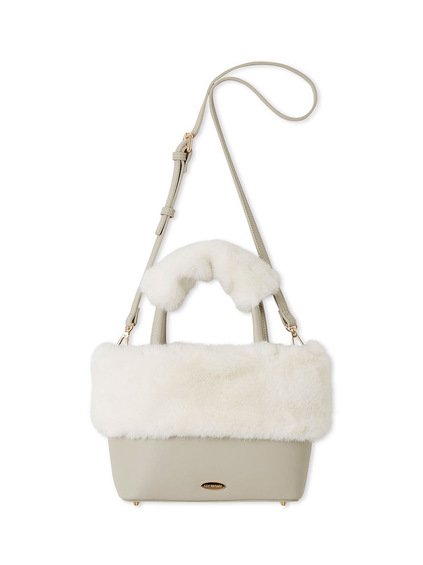 LILY BROWN「エコファーコンビマルチウェイトート」|トートバッグ|