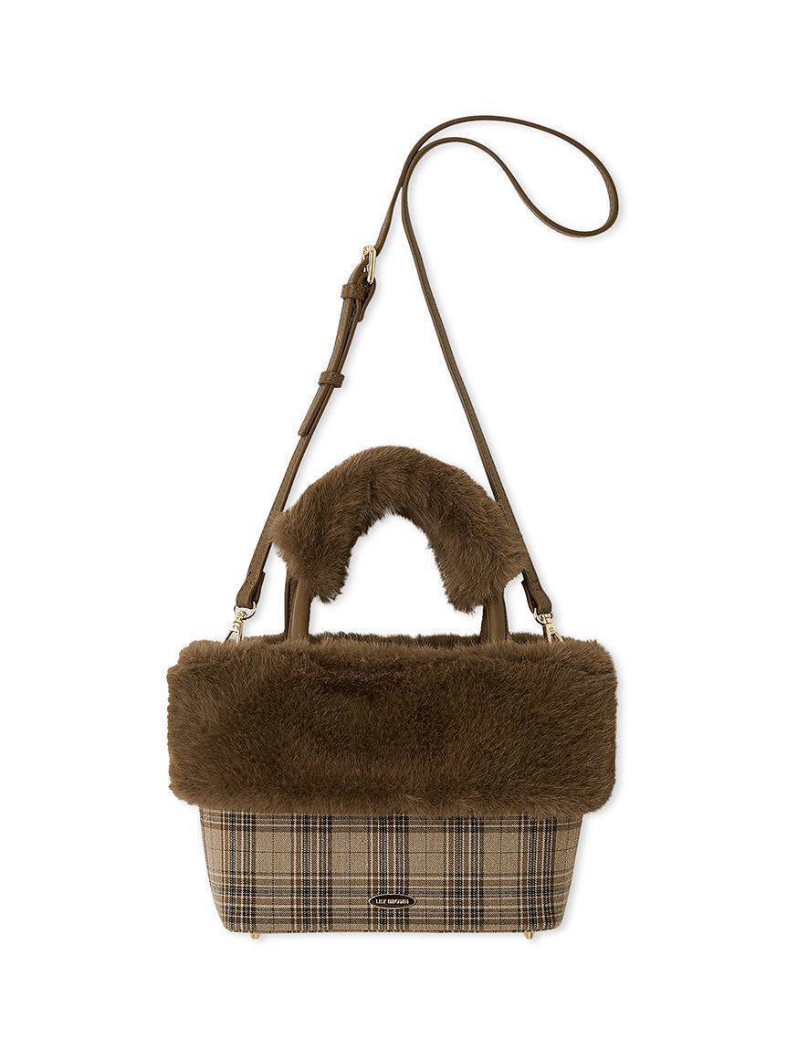 LILY BROWN「エコファーコンビマルチウェイトート」|トートバッグ|