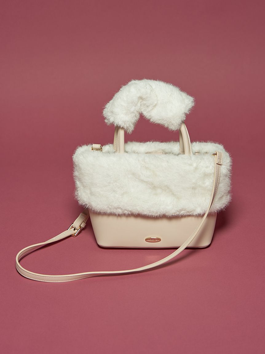 LILY BROWN「エコファーコンビマルチウェイトート」|トートバッグ|