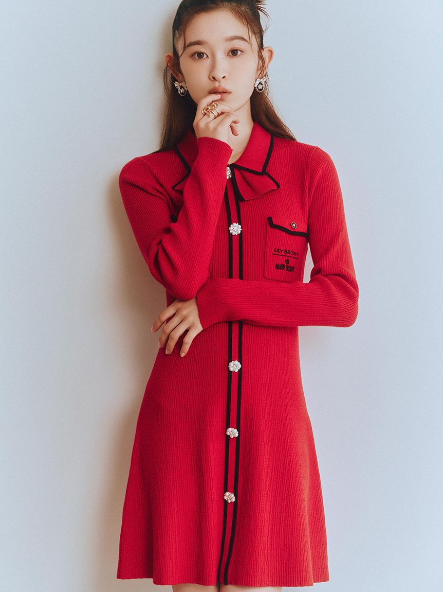 LILY BROWN「【LILY BROWN&times;MARY QUANT】デイジーモチーフバリエーションピアス」|ピアス|