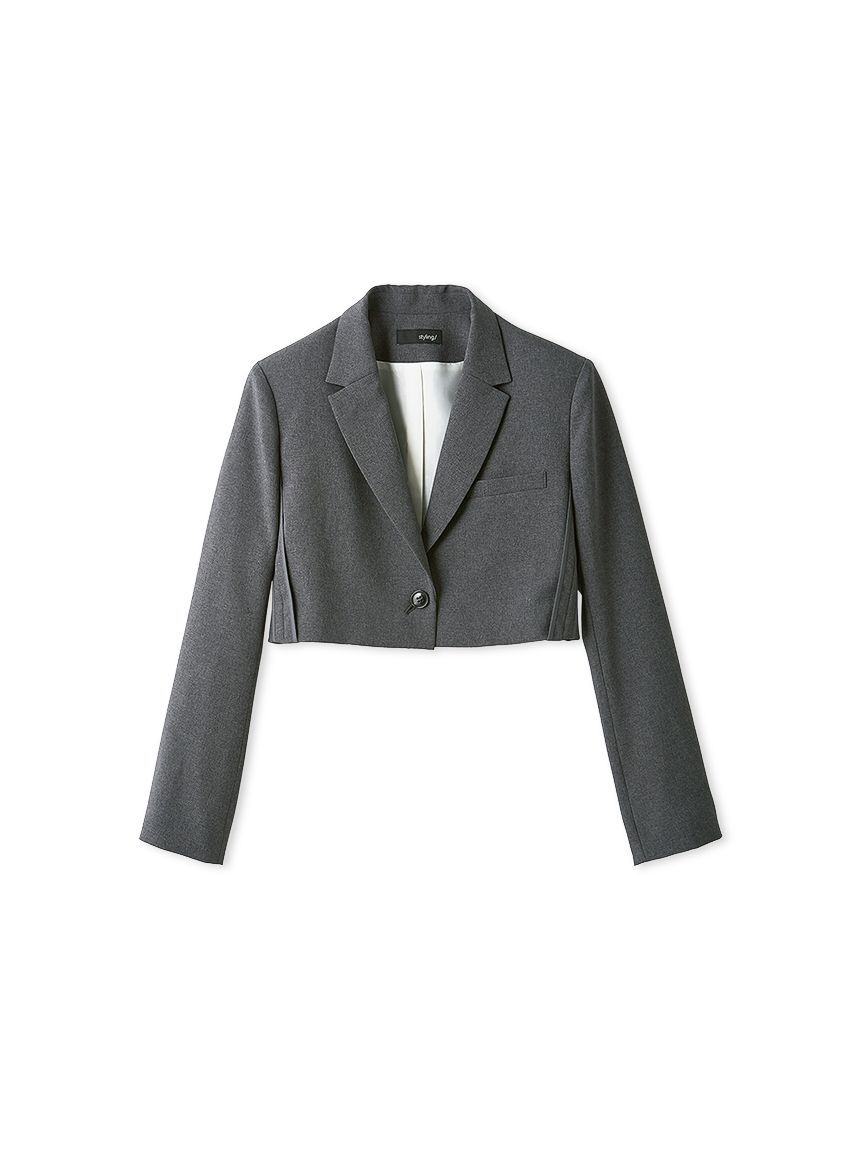 styling/「【セットアップ対応】ショートスーツジャケット」|テーラードジャケット|