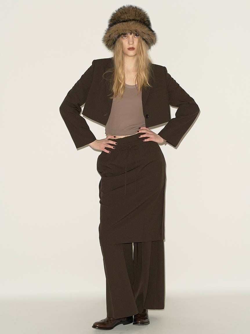 styling/「【セットアップ対応】ショートスーツジャケット」|テーラードジャケット|