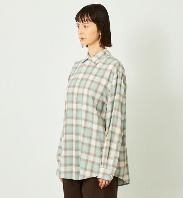 MACKINTOSH PHILOSOPHY「GREY LABEL オンブレチェックシャツ」|シャツ・ブラウス|