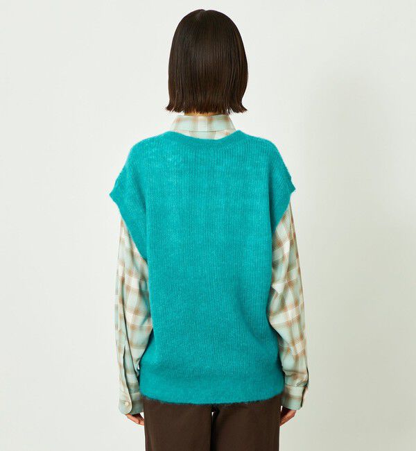 MACKINTOSH PHILOSOPHY「GREY LABEL モヘアミックスVネックベスト」|ニット・セーター|