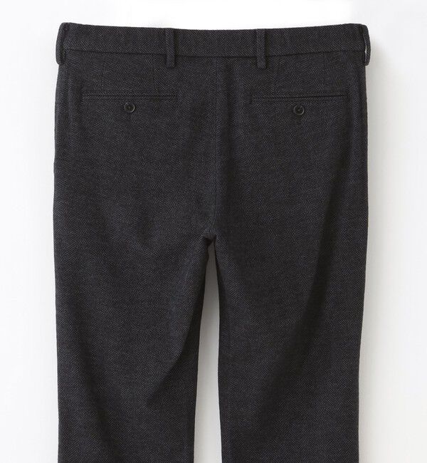 MACKINTOSH PHILOSOPHY「テーラードジャージー パンツ EMMETEXヘリンボン」|スラックス|