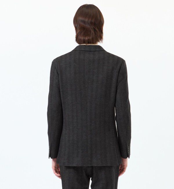 MACKINTOSH PHILOSOPHY「テーラードジャージー ジャケット EMMETEXヘリンボン」|テーラードジャケット|