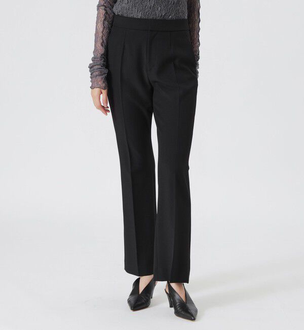  「バックスリットフレアパンツ」|スラックス|