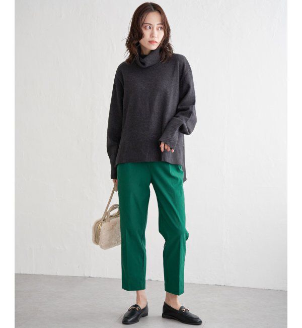 ikka「ワイドタートルネックニットプルオーバー」|プルオーバー|