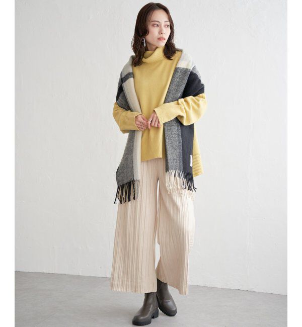 ikka「ワイドタートルネックニットプルオーバー」|プルオーバー|