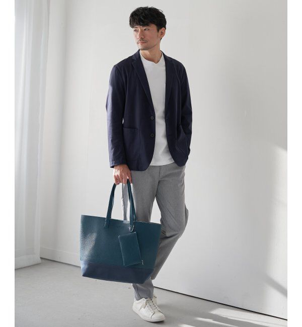 IKKA LOUNGE「【イージーケア／シワ軽減】イージーケアストレッチテーラードジャケット」|テーラードジャケット|