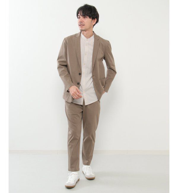 IKKA LOUNGE「【イージーケア／シワ軽減】イージーケアストレッチテーラードジャケット」|テーラードジャケット|