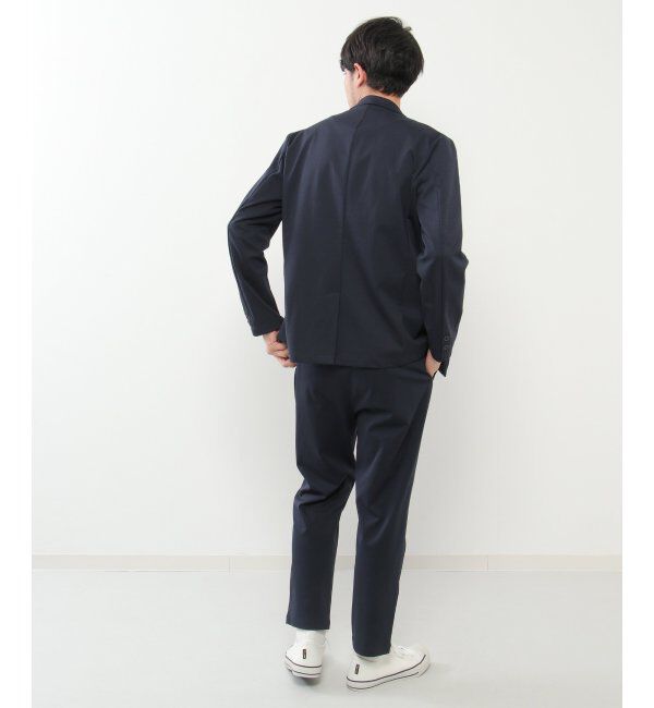 IKKA LOUNGE「【イージーケア／シワ軽減】イージーケアストレッチテーラードジャケット」|テーラードジャケット|