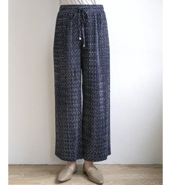 ikka「さらっとプリーツワイドパンツ」|その他|