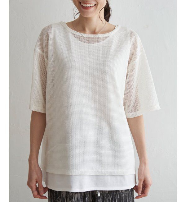 ikka「【2点セット】メッシュレイヤードアンサンブル」|その他|