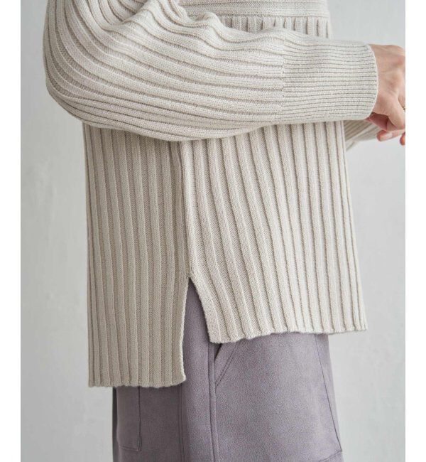 ikka「７Gワイドリブ切り替えプルオーバー」|プルオーバー|