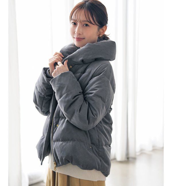 ikka「細コール洗えるダウンジャケット」|その他|
