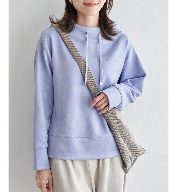 ikka「【親子おそろい】GOKU楽フェイクスエードスピンドルプルオーバー」|パーカー|