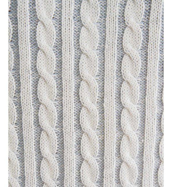 ikka「ケーブルニットプルオーバー」|プルオーバー|