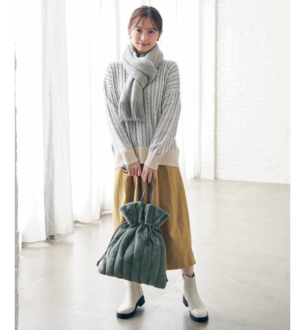 ikka「ケーブルニットプルオーバー」|プルオーバー|