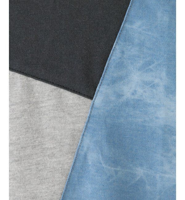 ikka kids「ブリーチデニムブロックスTシャツ（120~160cm）」|Tシャツ・カットソー|