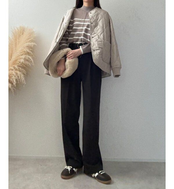 ikka「キルトファーリバーシブルブルゾン」|ブルゾン・スタジャン|