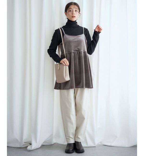 Lbc with Life「【2点セット】ベロアキャミチュニックタートルセット」|その他|