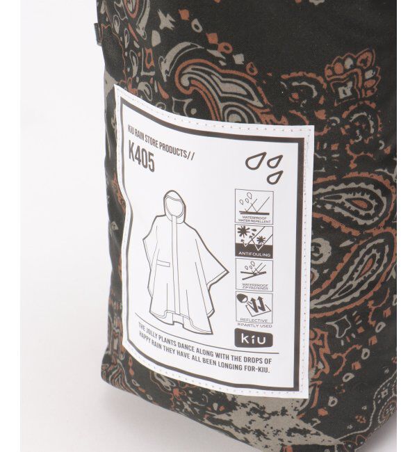 Lbc with Life「【撥水】KiU キウ レインポンチョ 2ND」|傘|
