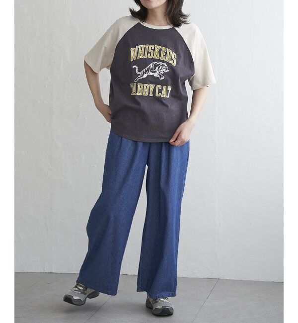 VENCE share style「WHISKERSラグランT」|Tシャツ・カットソー|