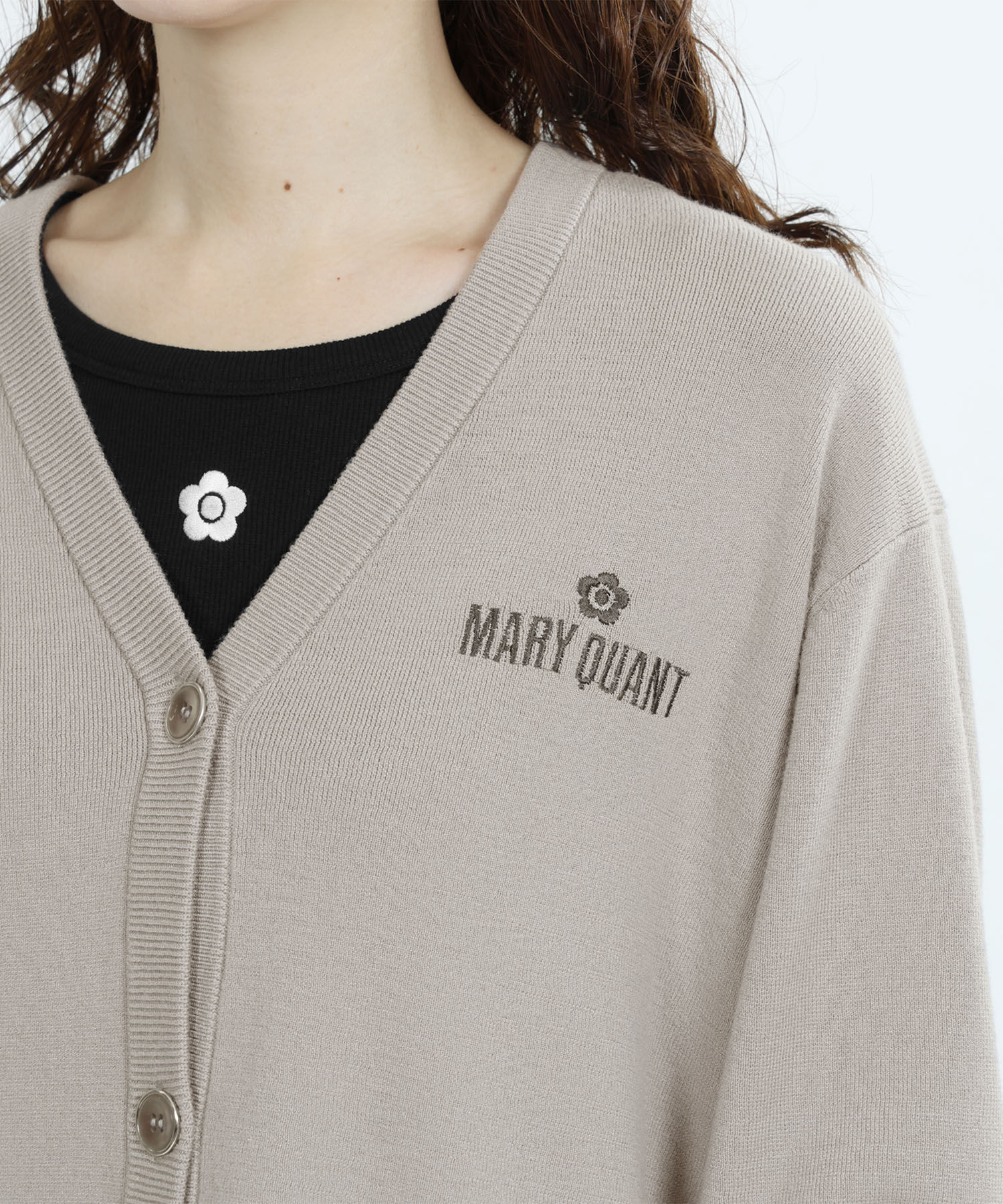MARY QUANT「リラックスニット カーディガン」|カーディガン|